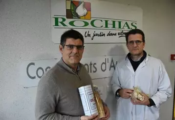 De gauche à droite : Thierry Sclapari et Éric Villain, repreneurs de Rochias. © C.J./Apap