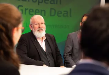 Frans Timmermans, vice-président exécutif chargé du pacte vert pour l'Europe le 4 mars. © Xavier Lejeune EC - ...