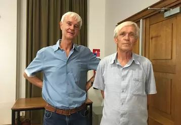 José Tissier et Marc Dufumier, respectivement président et ex-président de Commerce équitable France. © DR