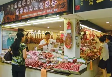 La Chine reste un importateur majeur de viande bovine.  © Bleuenn Carré Chen