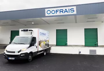 La plateforme Oofrais de Rouen a été ouverte début 2021 sur un site acquis spécialement pour la livraison urbaine. © Sofrilog
