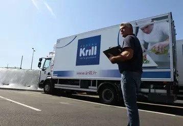 Krill continuera de livrer la restauration occitane avec ses camions depuis le Min de Toulouse. © Krill (Even)