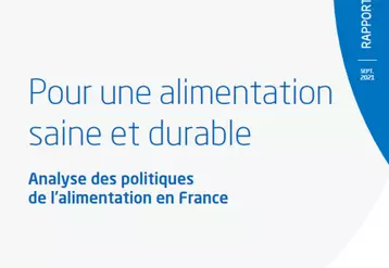 Le rapport de France Stratégie sur les politiques alimentaires est disponible sur son site Internet. (https://www.strategie.gouv.fr/)