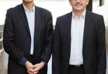 De gauche à droite : Alain Perrin, directeur général, et Serge Le Bartz, président, d'Eureden.