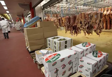 Commerce compliqué en viande rouge