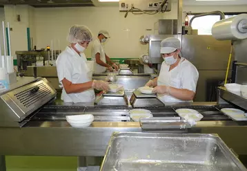 Au CHU de Saint-Etienne, 1 600 000 repas annuels sont proposés. © Réseau CHU