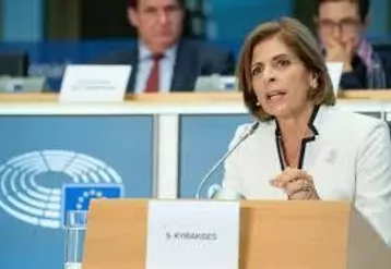 Stella Kyriakides, commissaire européenne en charge de la Santé et de la sûreté alimentaire. © Parlement européen