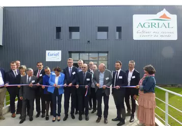 l’outil industriel a été inauguré le 21 octobre en présence d’Arnaud Degoulet et de Ludovic Spiers, respectivement président et directeur général d’Agrial.
