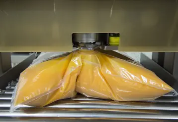 ovoproduit à l'usine