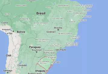 l’état du Rio Grande do Sul, l’extrême sud du Brésil. 