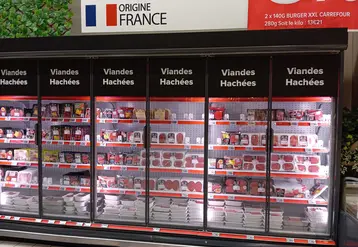 rayon viande hachée