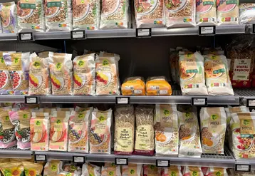 produits bio en rayon en suisse