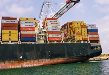 Porte conteneur le havre