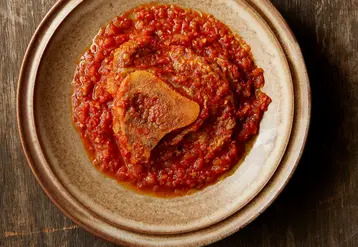 osso bucco dans une assiette