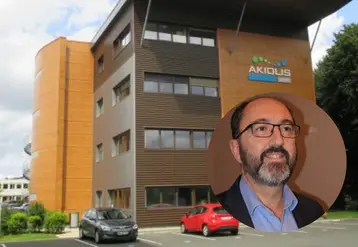 Gilles Cogny, DG d’Akiolis montage photo
