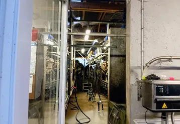 salle de traite en élevage laitier