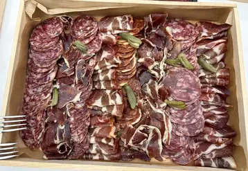 Assiette de charcuterie
