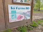 panneau ferme bio