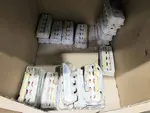 boites d'oeufs dans un carton