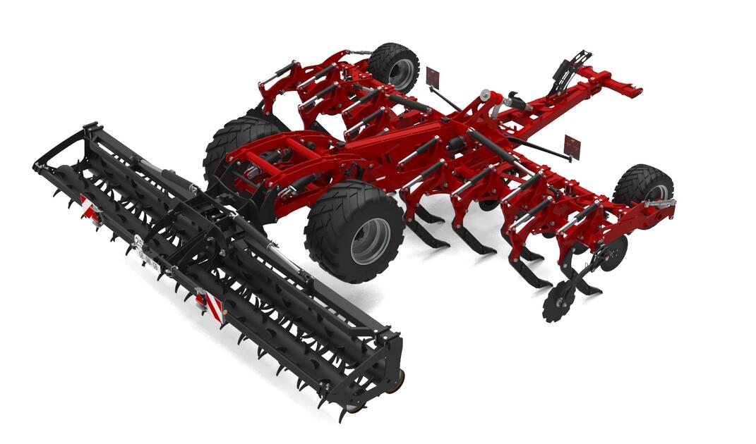 Grégoire Besson - Le décompacteur travaille dans la ligne de semis ...
