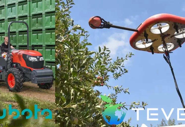 Kubota - Tevel - Robot volant cueilleur de fruits