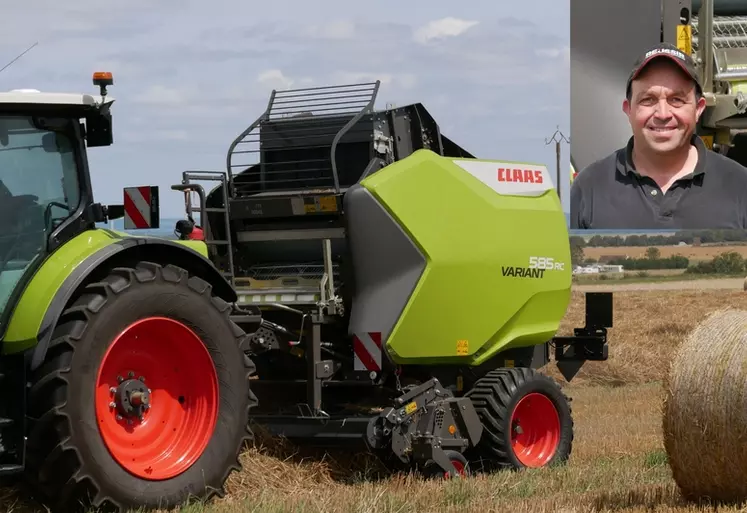 ESSAI Presse à balles rondes Claas Variant 585 RC - « De la densité à la paille »