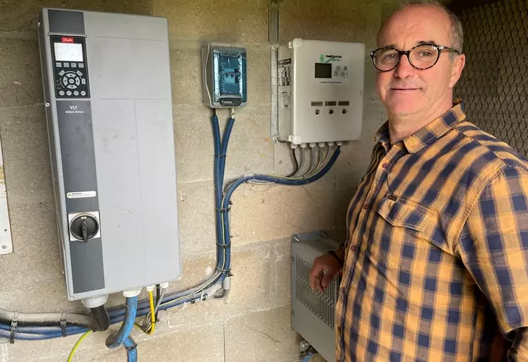 Éric Delorme, agriculteur dans le Loiret :« Le variateur de fréquence offre de la souplesse et de l’efficacité énergétique au pompage.»