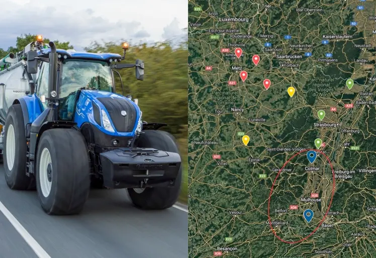 <em class="placeholder">Secteurs de distribution du concessionnaire New Holland Ackermann</em>