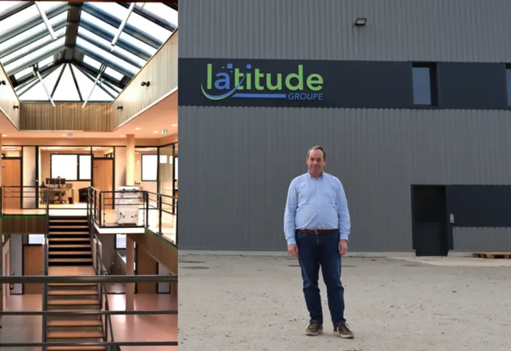 <em class="placeholder">Photo du nouveau siège social du groupe Latitude, dirigé par </em>