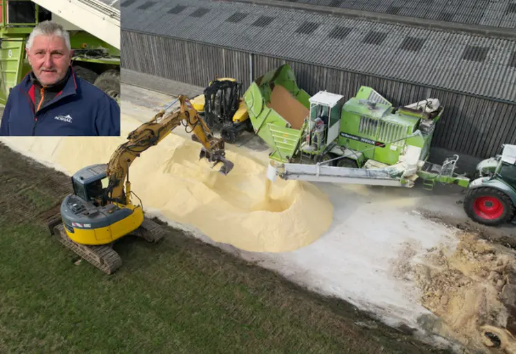 <em class="placeholder">Francis Blin, agriculteur et gérant de l'EARL de la Dolle à La Trinité dans La Manche</em>