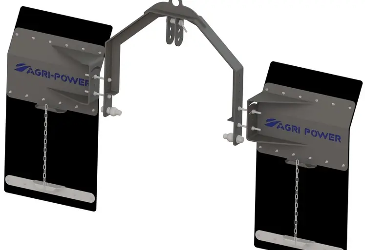 <em class="placeholder">Garde-boue sur relevage trois points Agri-Power d'Agriest</em>