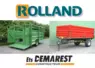 logo Rolland et Demarest avec photo de bétaillere et remorque