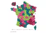 Carte de France des immatriculations de tracteurs en France en 2023