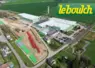 Vue aérienne de l'usine Leboulch de La Vieille-Lyre (Eure)