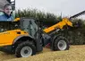 Chargeuse articulée Dieci Agri Pivot T70 sur tas d'ensilage chez Guillaume Bataille