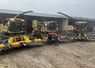 <em class="placeholder">Ensileuse à trémie Racine L’Articulée 2025 MR entourée des ensileuses New Holland FR550 et FR9060 de l&#039;ETA - TP Girault</em>