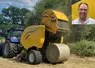 <em class="placeholder">Charly Macé, agriculteur et entrepreneur de travaux agricoles dans le Calvados, essayeur de la presse à balles rondes New Holland Pro-Belt 165 </em>