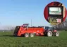 <em class="placeholder">Épandeur de fumier Buchet attelé à un tracteur Massey Ferguson</em>