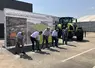 Claas pose la première pierre au Mans d'un nouveau bâtiment de 3 800 m² qui devrait être achevé fin 2026.