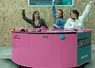 Robot aspirateur de lisier CRD de couleur rose - opération Octobre Rose