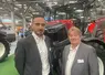 <em class="placeholder">Sébastien Martinet et Alfred Fuchs devant le tracteur Lindner Lintrac 160 au salon allemand Agritechnica 2025</em>