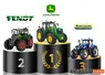palmarès des immatriculations de tracteurs agricoles standards en France en 2025 avec John Deere, Fendt et New Holland sur le podium