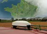 <em class="placeholder">Carte des bases RTK du réseau gratuit Centipede-RTK et antenne GNSS sur un tracteur Case IH</em>