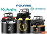 Les trois leaders du marché des SSV en France Polaris, Kubota et CF Moto