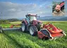 <em class="placeholder">Combiné de fauche Kuhn GMD 9530 RV/FC 3125 DF attelé à un tracteur Case IH Puma 200</em>