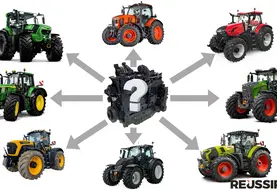 Photos avec des tracteurs Deutz-Fahr, Kubota, Case IH, John Deere, Fendt, JCB, Valtra et Claas.