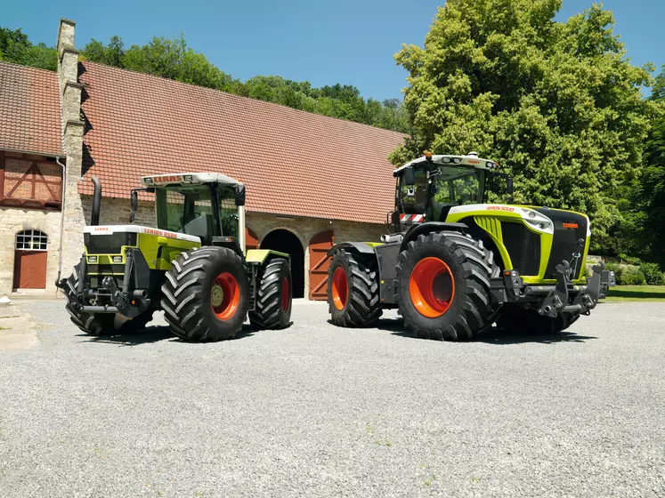 Claas célèbre les 25 ans du Xerion avec une édition limitée reprenant le look des Xerion 2500.