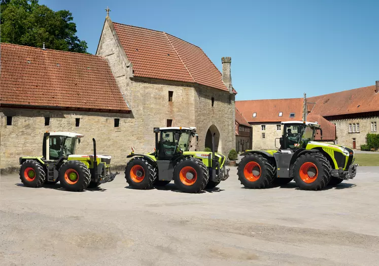 Claas célèbre les 25 ans du Xerion avec une édition limitée reprenant le look des Xerion 2500.