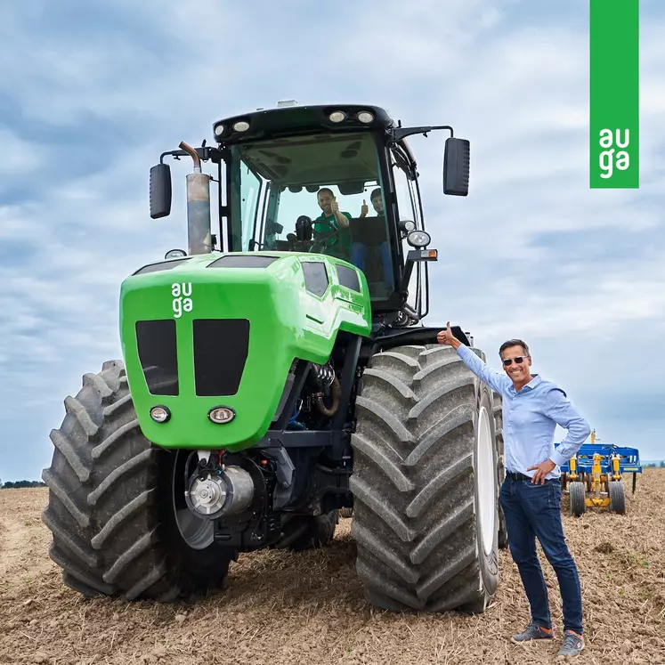 Kęstutis Juščius, PDG du groupe Auga, entend mettre le tracteur et d'autres technologies encore en développement à la disposition d'autres agriculteurs