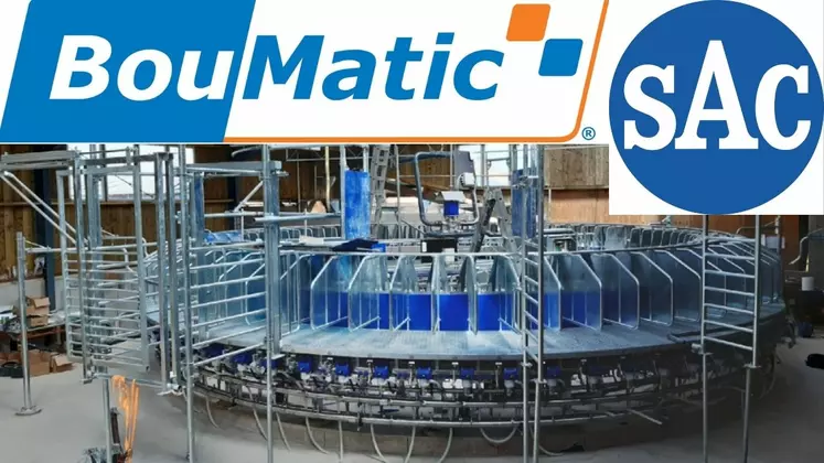 BouMatic rachète SAC - Salle de traite rotative SAC
